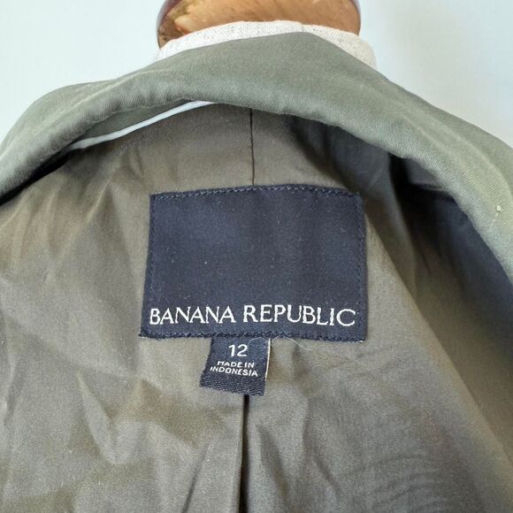 Banana Republic green blazer Size 12 - Picture 5 of 5